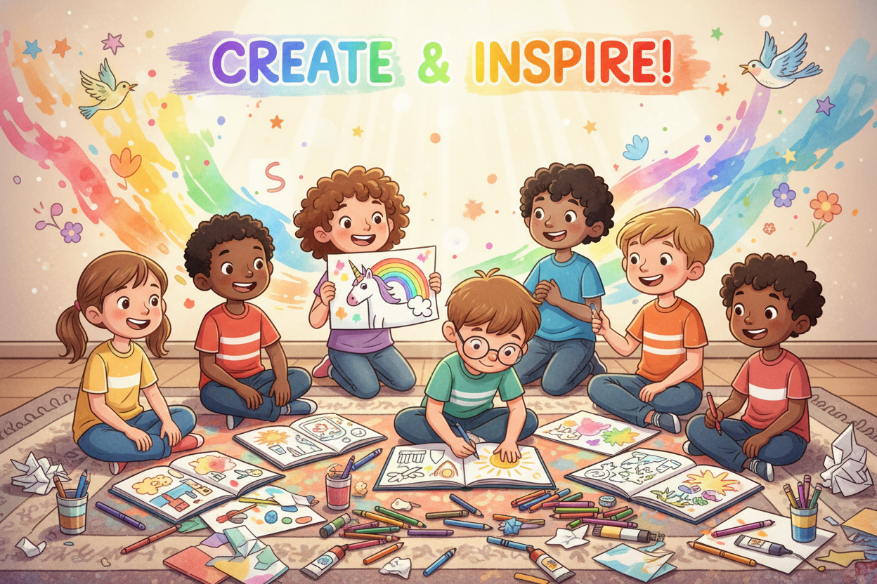Many children struggle with self-confidence and creative expression, leading to frustration and doubt. This engaging coloring experience inspires joy and positivity while enhancing their creativity and confidence.